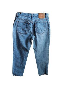 Vintage 550 Relaxed Fit Jeans 14 MIS L 34x32 90s Mom Levi's Straight High Rise